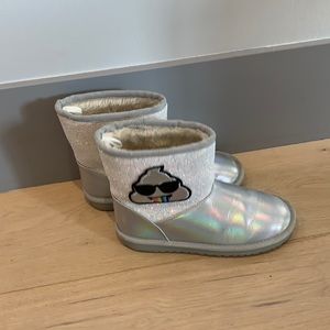 Boots from children place